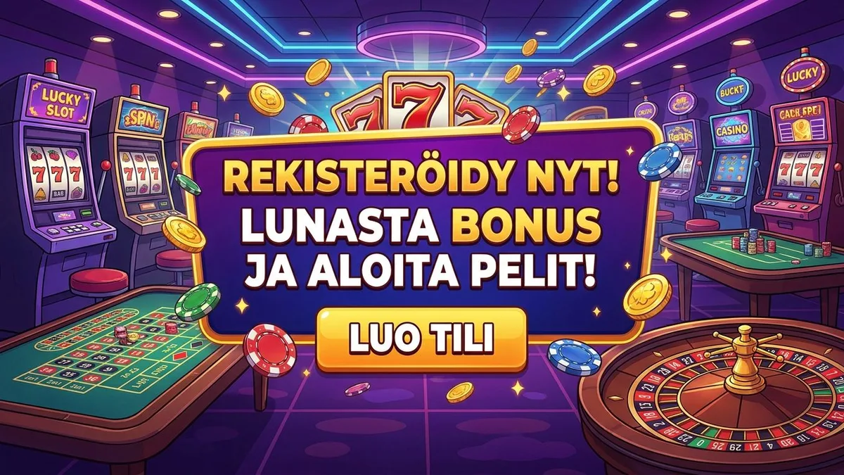 Rekisteröidy bonuksen kanssa